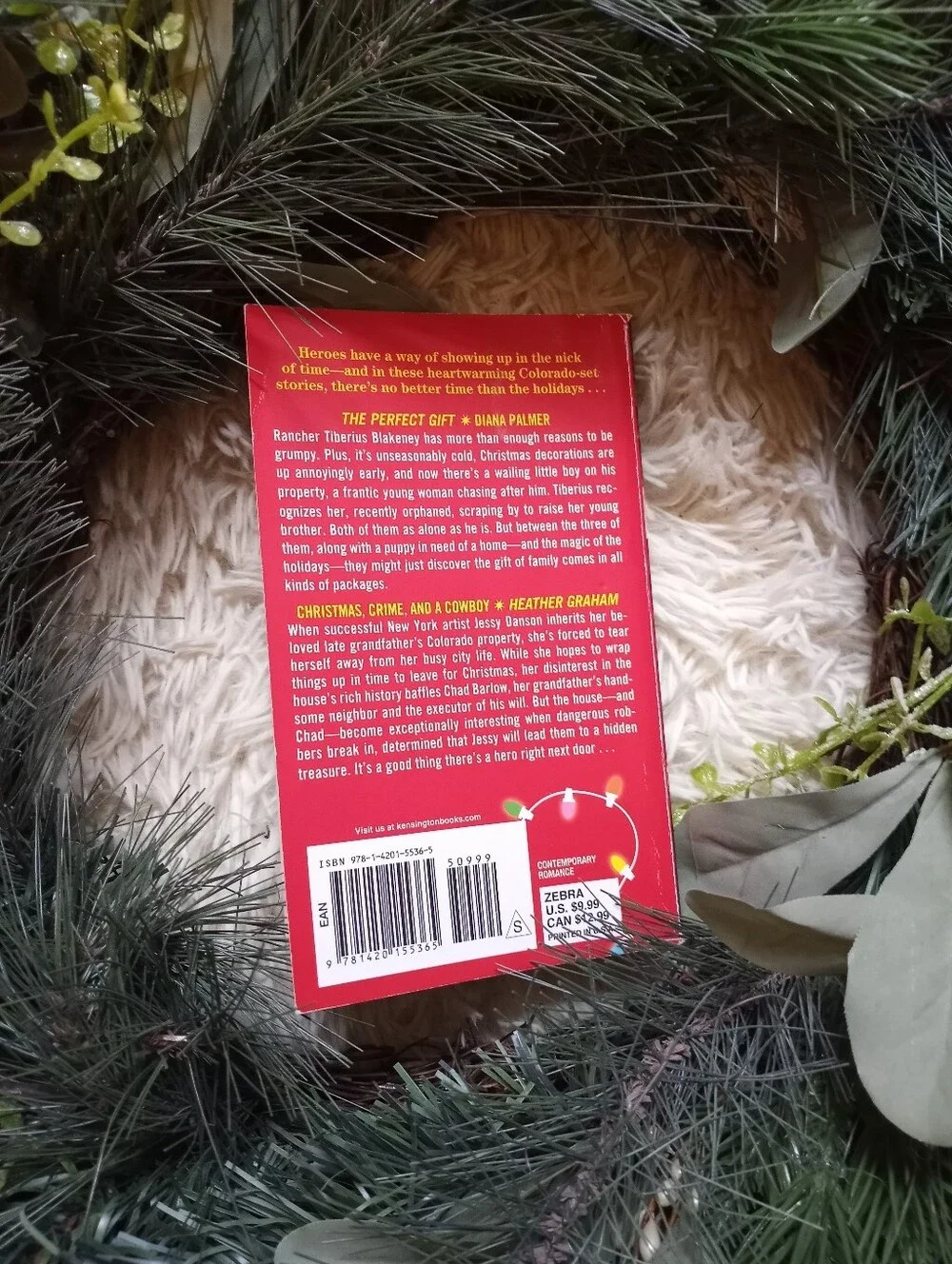 Must-Love Christmas Cowboys Holiday Paperback - Red Plaid Cover